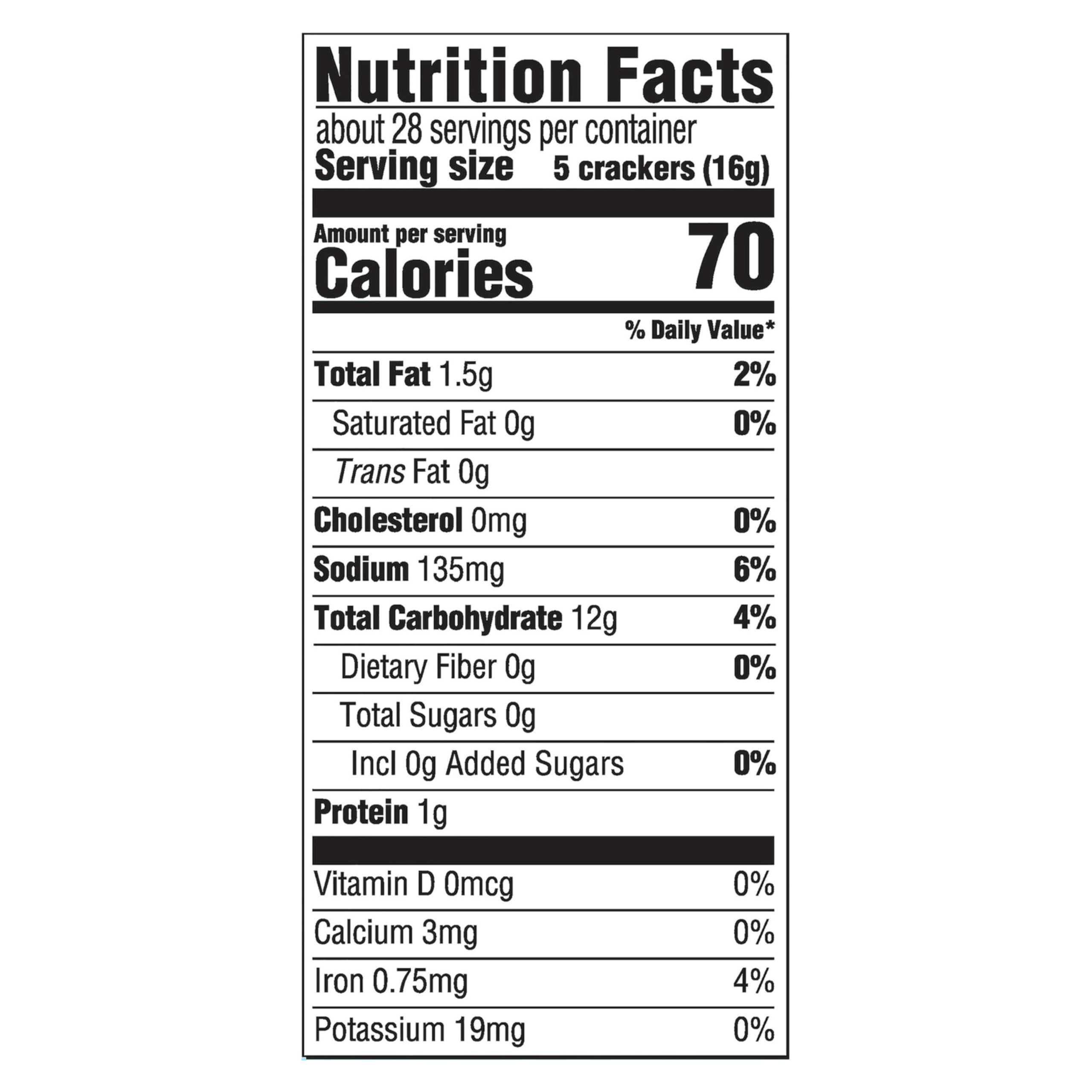 Premium Original Saltine Crackers - 12-16 oz Bulk Box - Healthy Lunch Snacks & Party Food for Office, School & Picnics