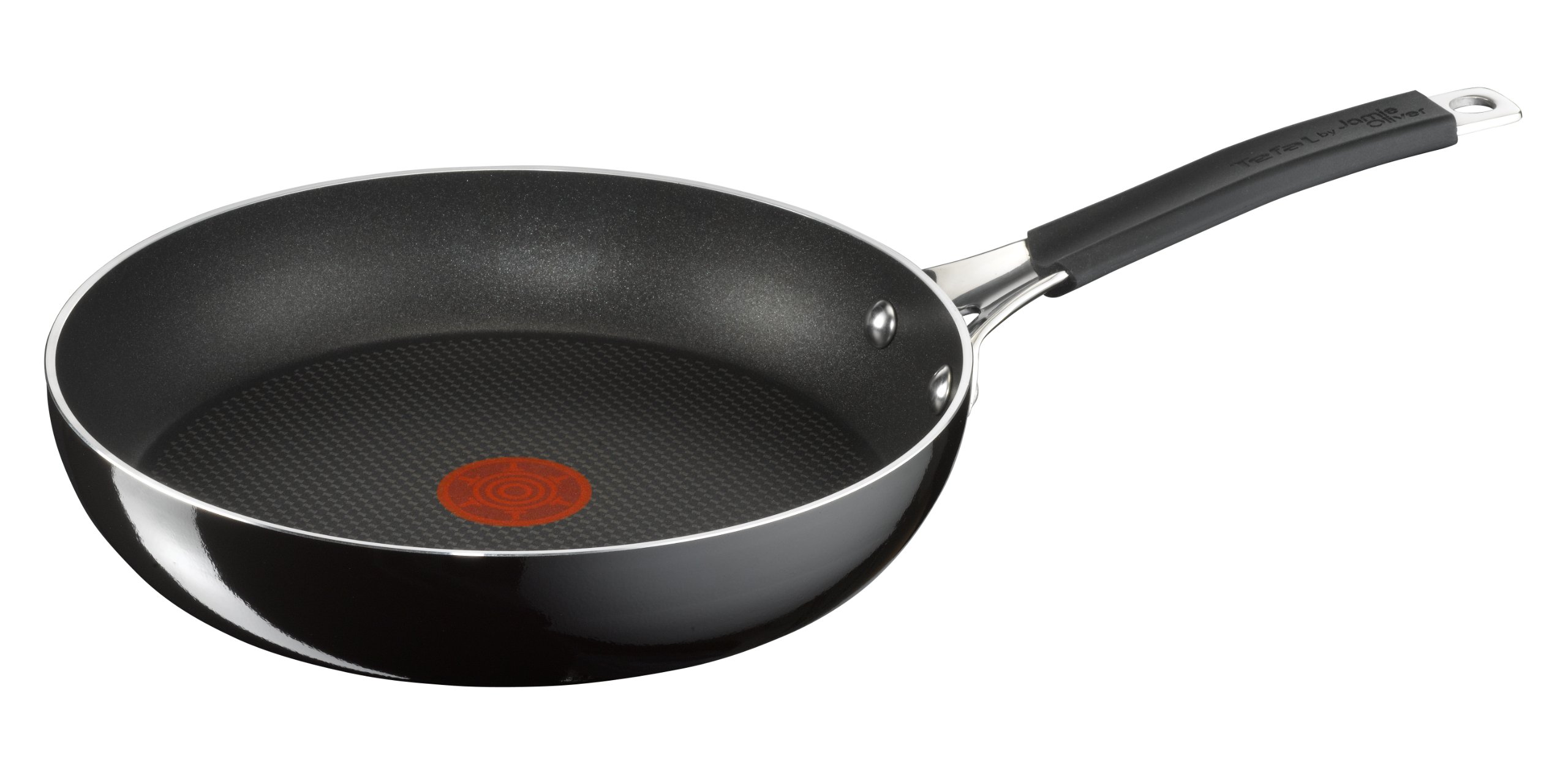 Jamie Oliver 28cm Hard Enamel Non-Stick Frying Pan - Professional Grade Cookware for Sauteing, Frying & Perfect Pancakes