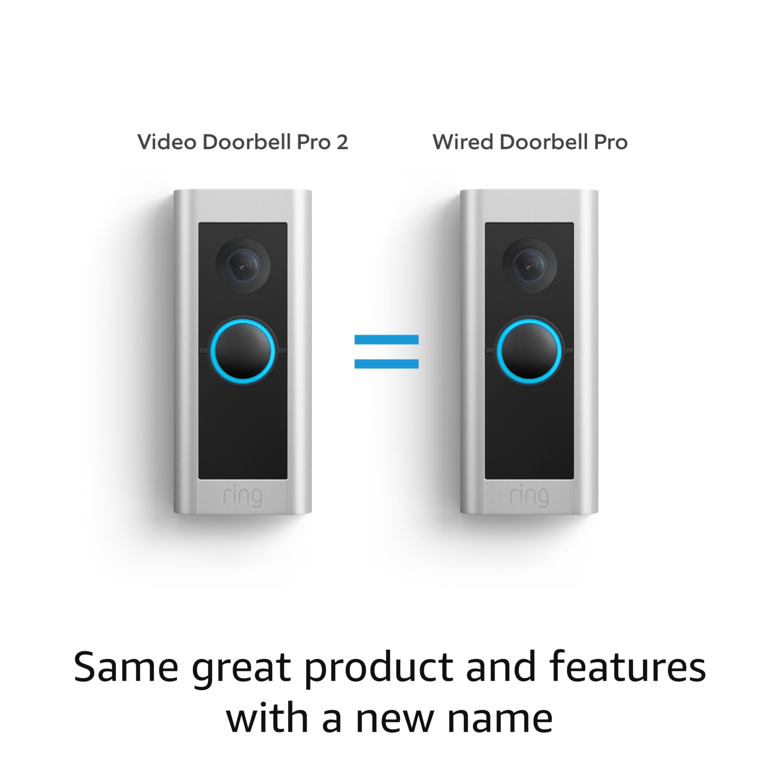 Ring Wired Video Doorbell Pro 2 with Floodlight Cam & 14-Piece Alarm Security System (White) - Smart Home Security for Front Door, Backyard & Whole House Protection