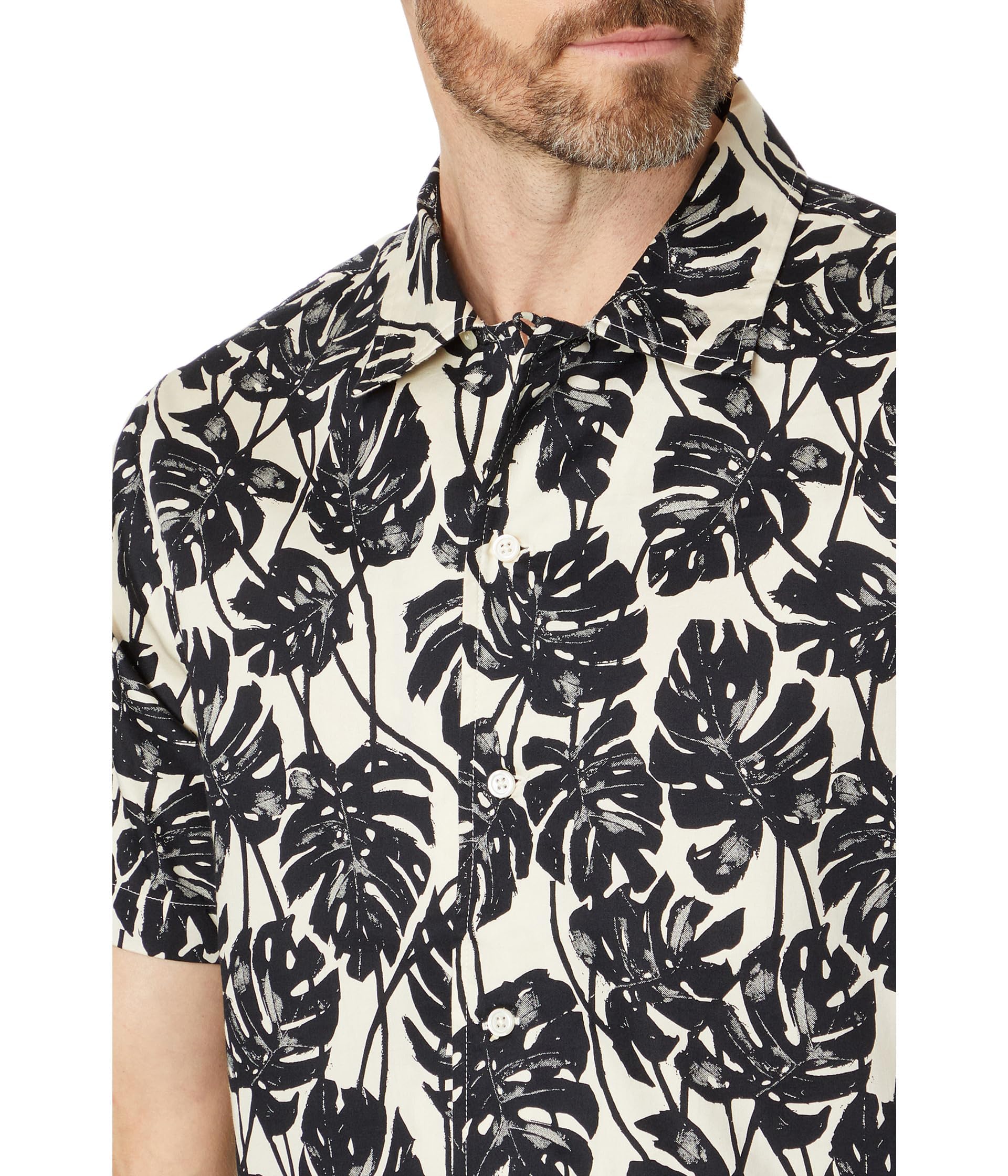 John Varvatos Men's Danny Shirt - Premium Slim Fit Button Down Dress Shirt for Business & Casual Wear | Office, Date Night & Special Occasions