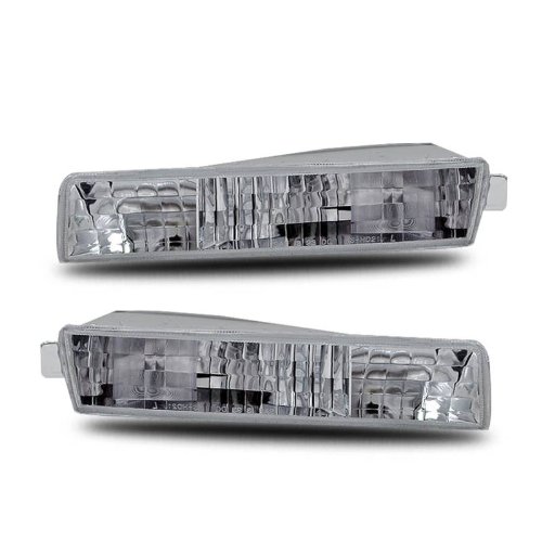 Honda Prelude Clear Bumper Lights Pair - High Visibility & Durability for Night Driving & Car Customization