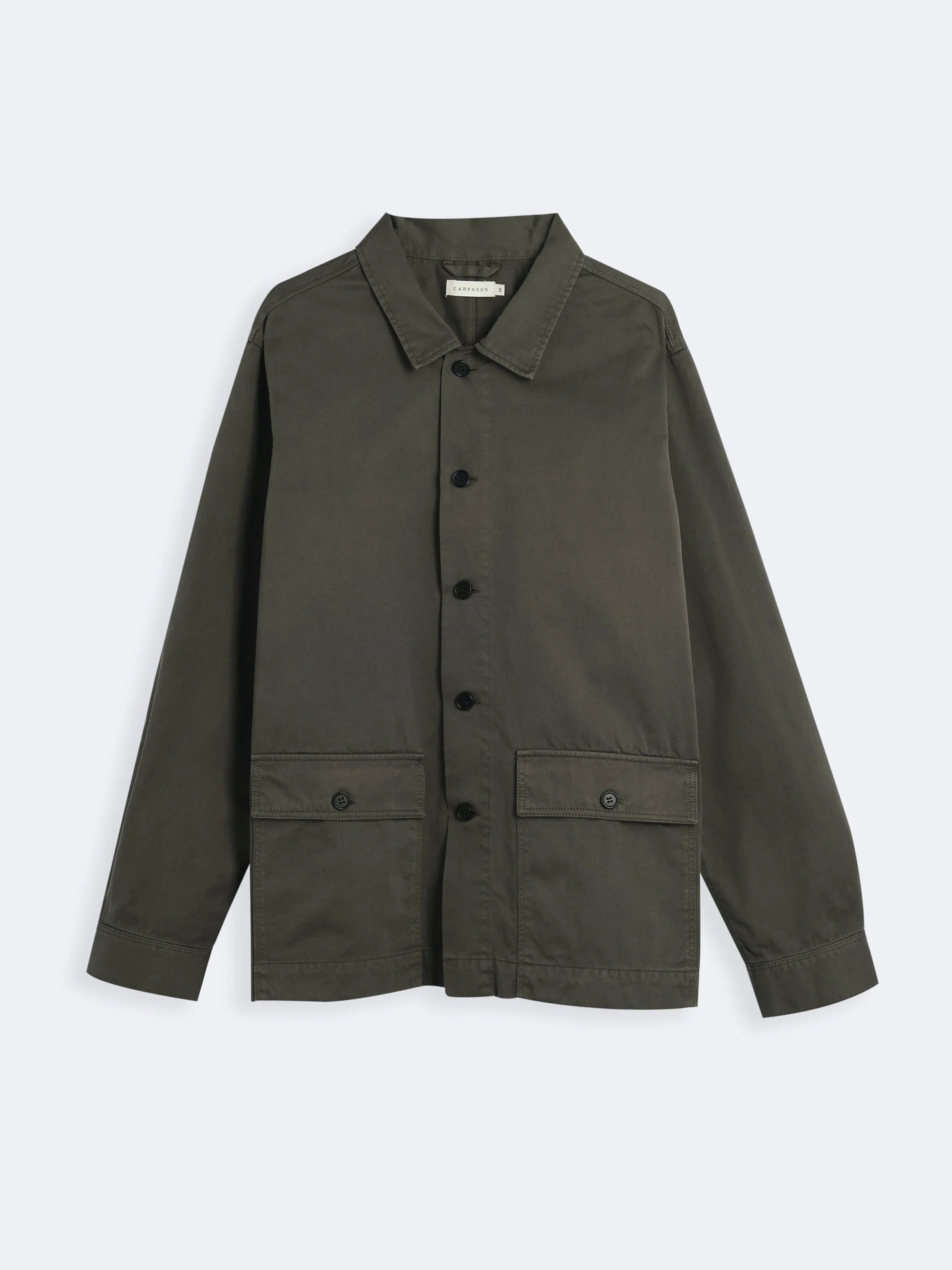 Men's Overshirt Jacket in Terra Olive - Lightweight Casual Layering for Outdoor & Streetwear Style
