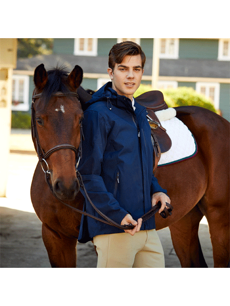 Ariat Men's Coastal H2O Waterproof Jacket - Lightweight Raincoat for Outdoor Activities, Fishing & Hiking