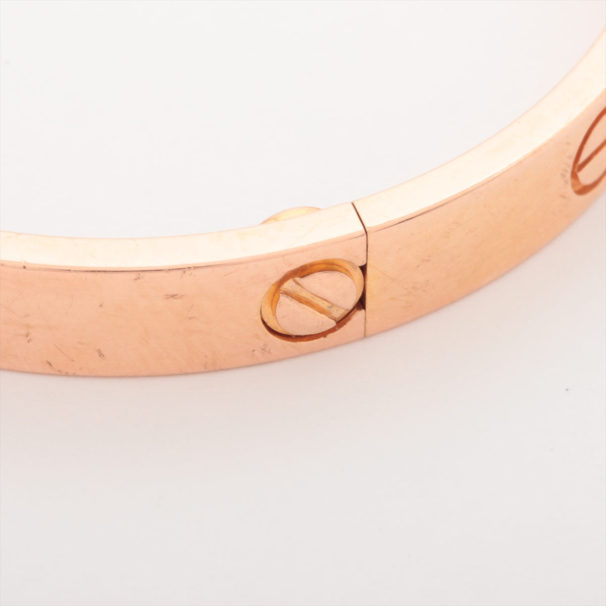 Cartier Love Bracelet 17 in Pink Gold with Half Diamond Accents - Perfect for Gifting & Special Occasions