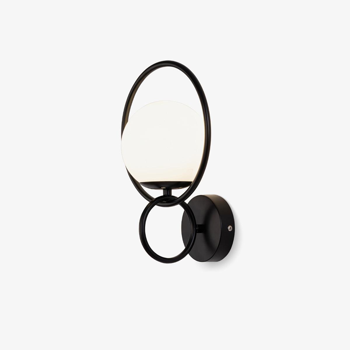 Circle Global Wall Lamp - Modern LED Sconce Light Fixture for Living Room, Bedroom, and Hallway Decor | Energy Efficient Indoor Lighting Solution