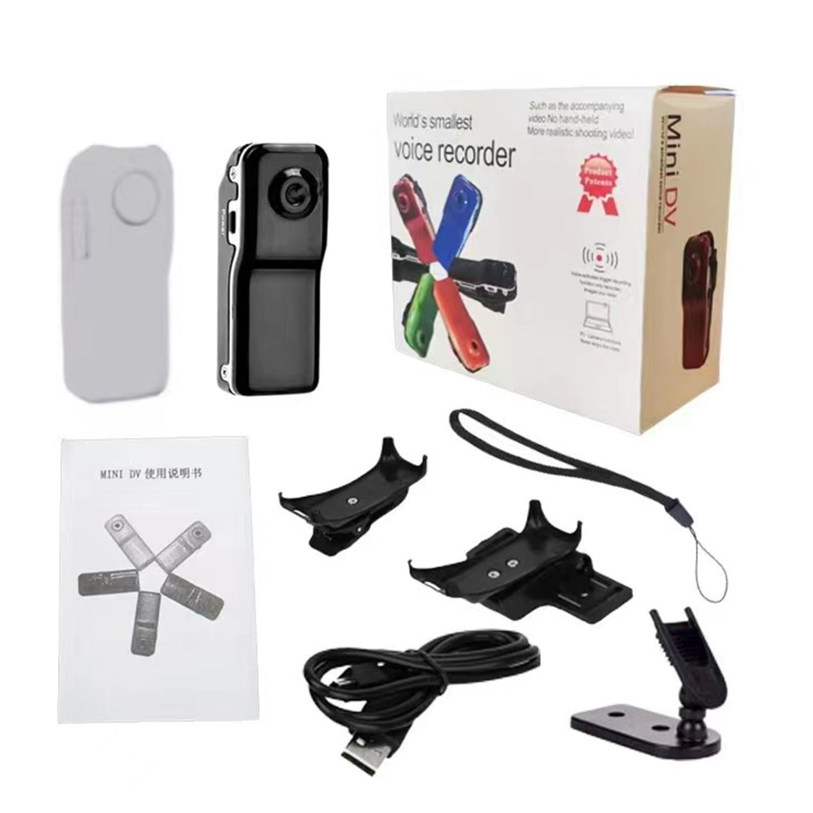 HD Waterproof Sports Camera - MD80 Outdoor Action Cam with 65° Wide-Angle Lens, Compact Underwater Video Camera for Running, Cycling, Surfing & Extreme Sports | Perfect for Adventure Recording & Vlogging