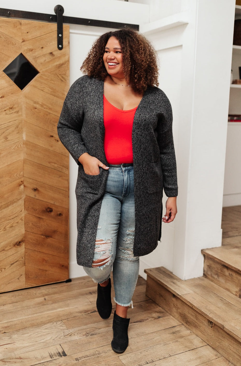Stay Easy Tank Top in Cherry Red - Soft & Comfortable Women's Casual Shirt for Everyday Wear, Lounge, and Summer Outfits
