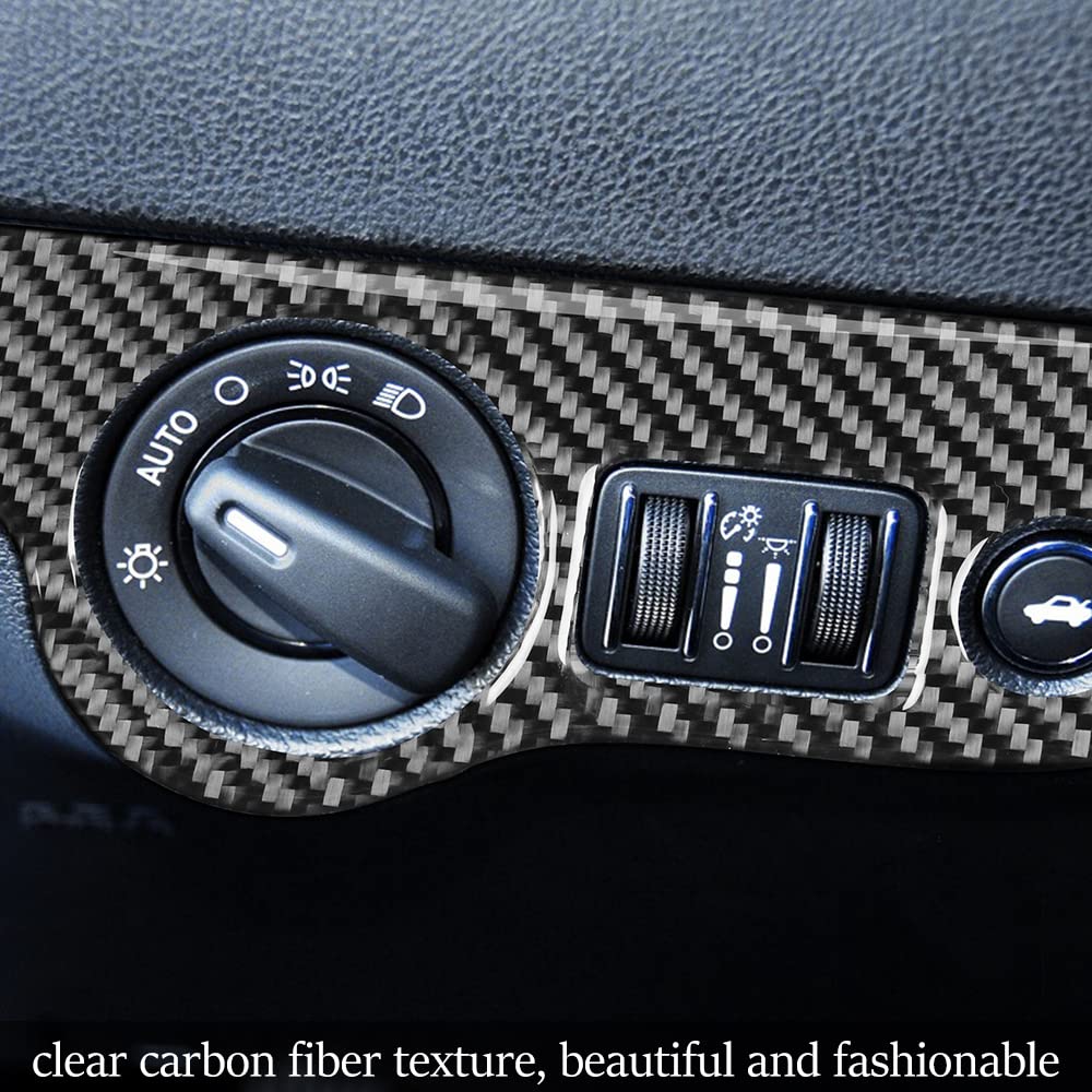 Carbon Fiber Switch Cover for Dodge Challenger 2015-2021 - Interior Upgrade