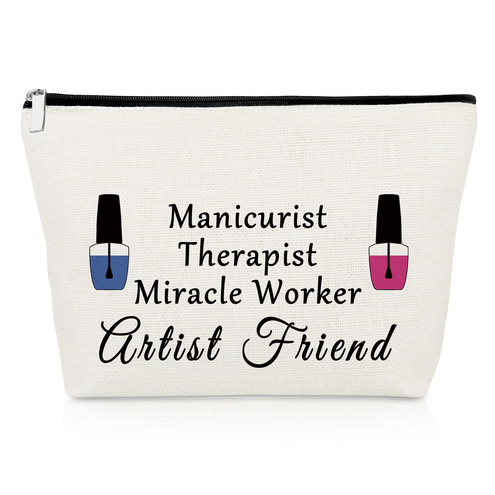 Professional Nail Technician Gift Set - Makeup Bag for Women, Manicurist Thank You Gift, Beautician & Therapist Retirement Gift - Perfect for Birthday, Thanksgiving & Appreciation - Ideal for Salon, Spa & Home Use