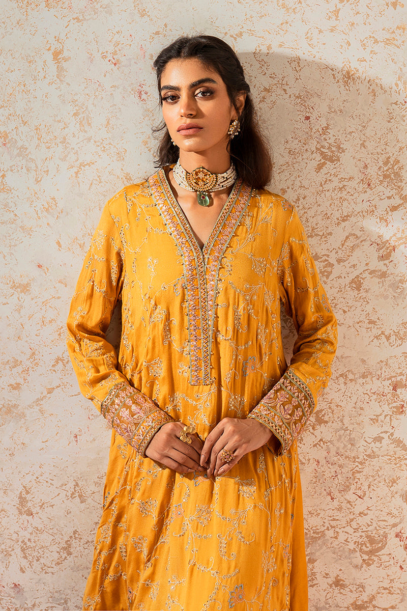 JAHAAN ZAAD Embroidered Shirt for Women - Stylish Floral Handcrafted Blouse for Casual Wear & Boho Outfits