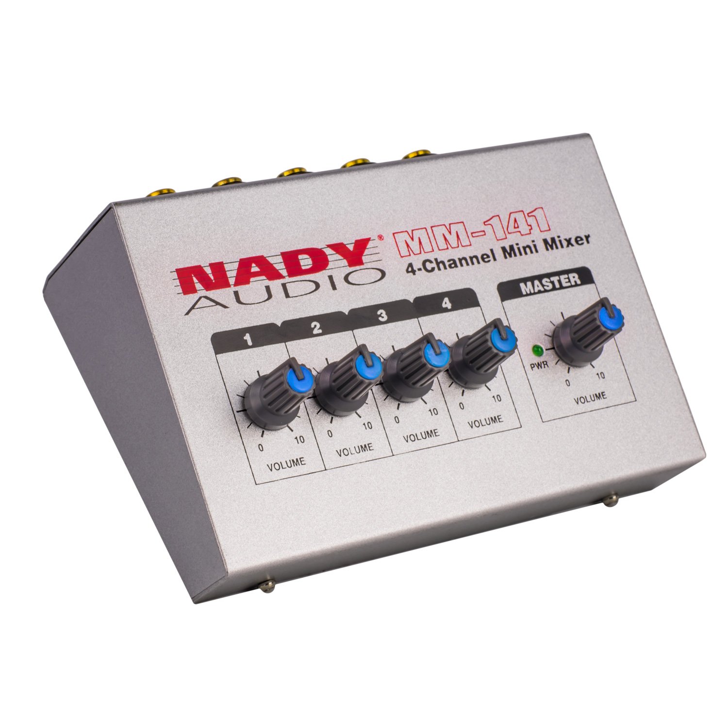 Nady MM-141 4-Channel Mono Mini Audio Mixer with ¼