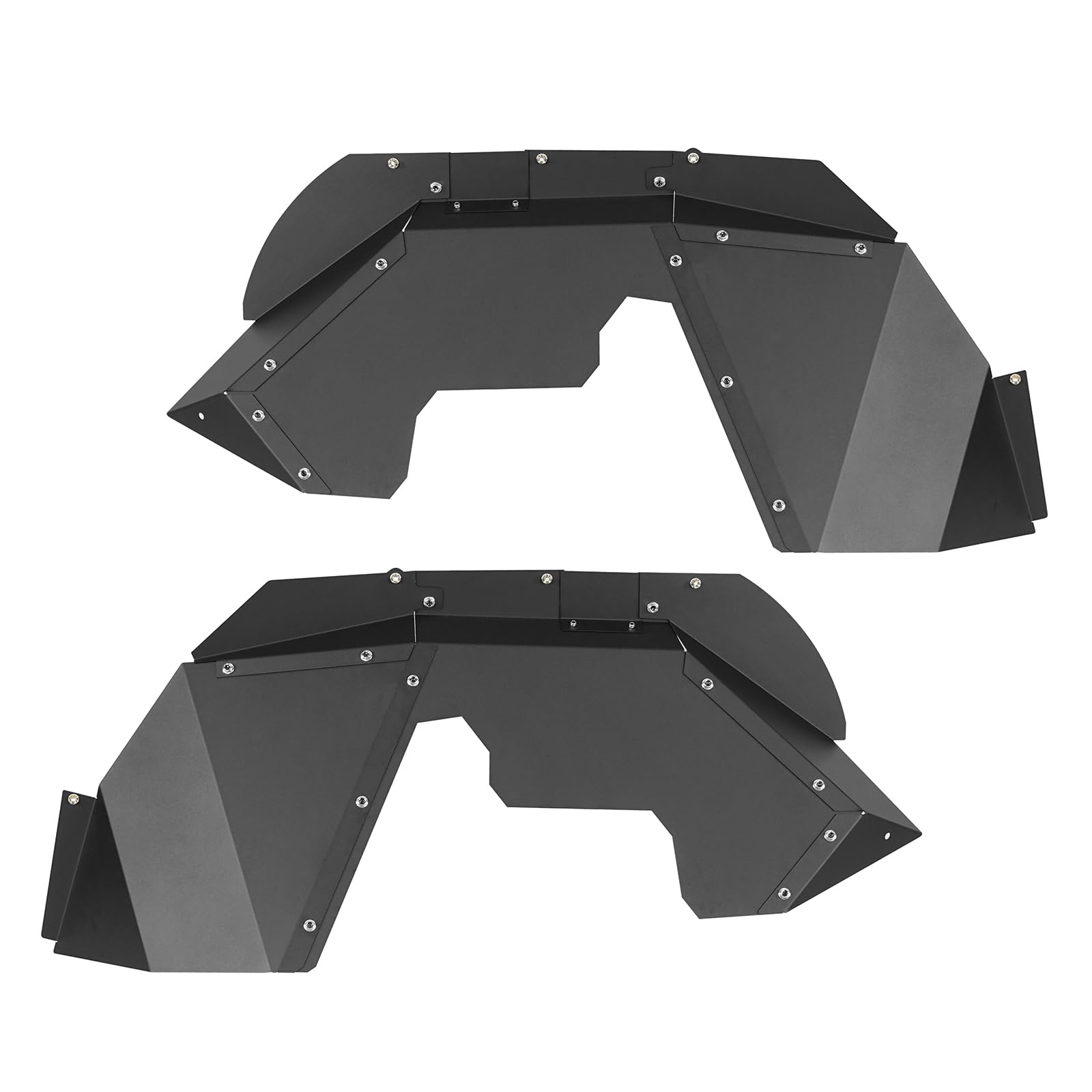 Hooke Road Jeep Wrangler JK Front Inner Fender Liners (2007-2018) - Compatible with Sport, Sahara, Rubicon 2/4 Door Models | Durable Wheel Well Protection for Off-Road & Daily Driving