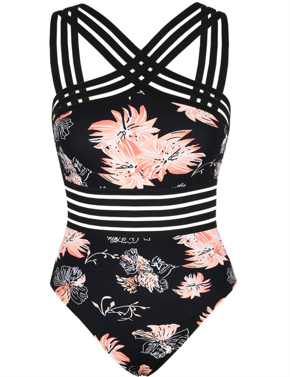 Hilor Women's One Piece Swimwear - Hollow Monokini for Beach & Pool