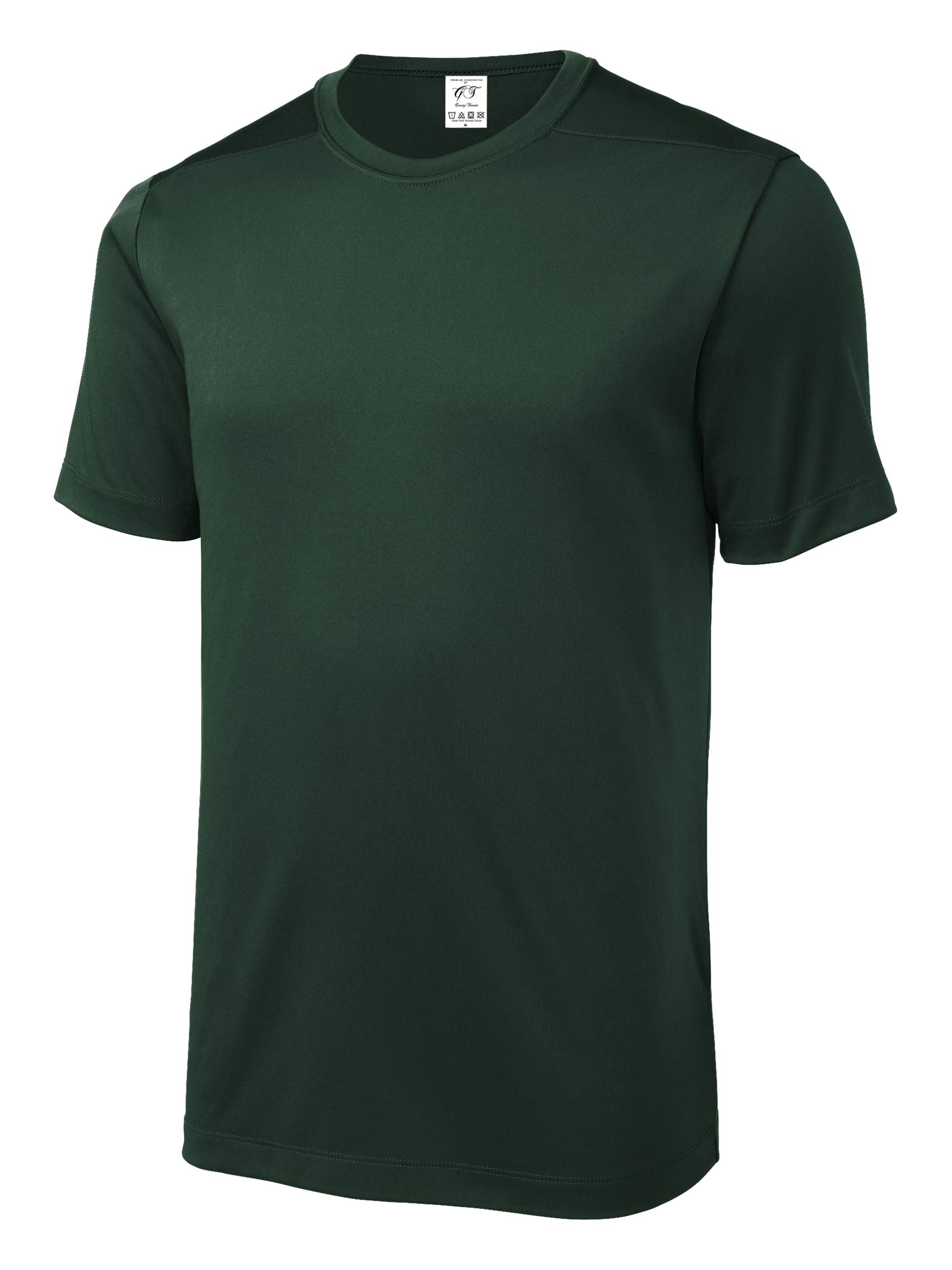 UV Protection Poly Pro Men's T-Shirt - Lightweight Quick-Dry Performance Tee for Outdoor Workouts, Hiking & Summer Activities