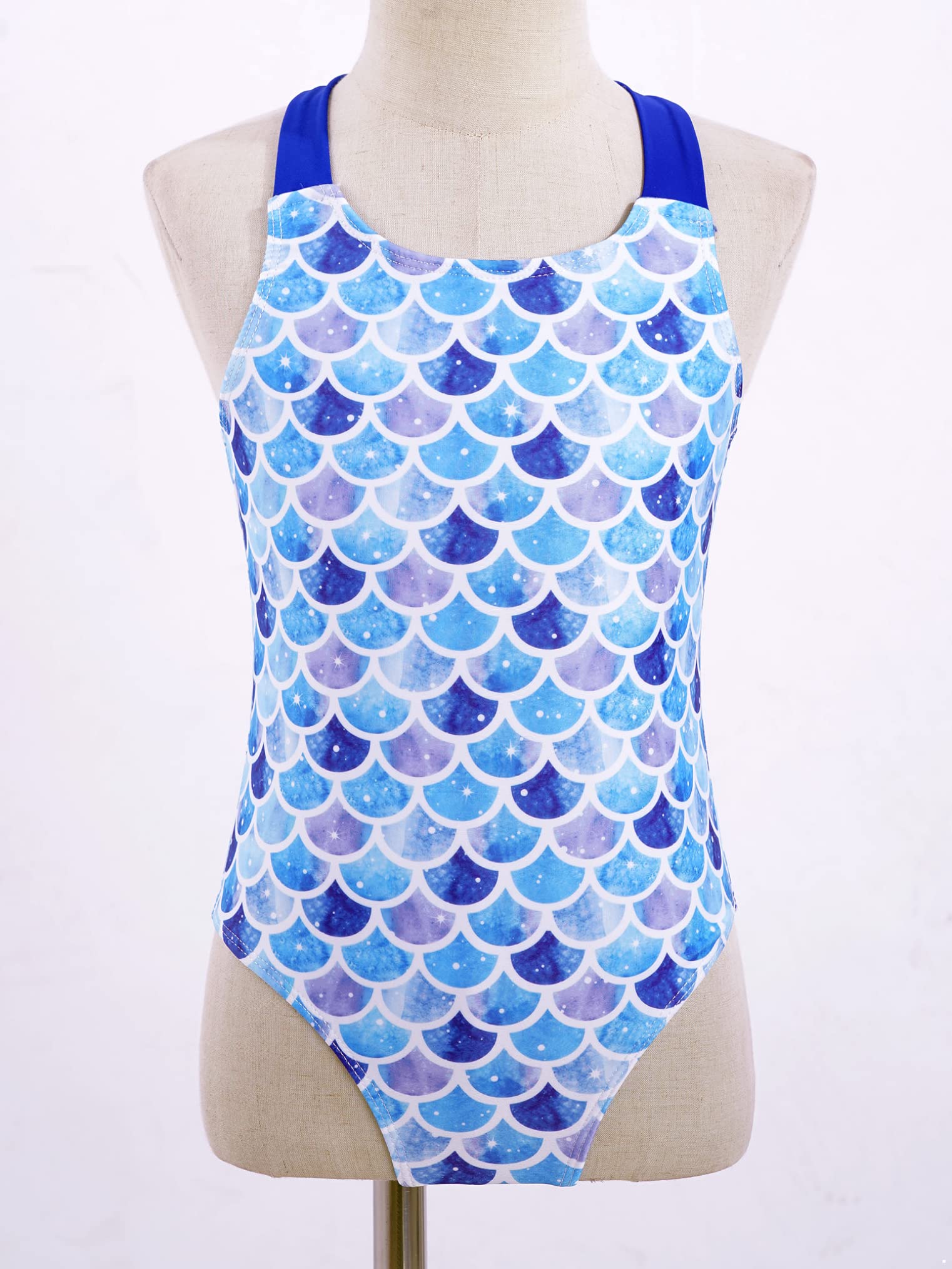 Freebily Girls' Cute Printed One-Piece Swimsuits - Cartoon Bathing Suit for Kids - Perfect for Beach, Pool & Summer Water Play