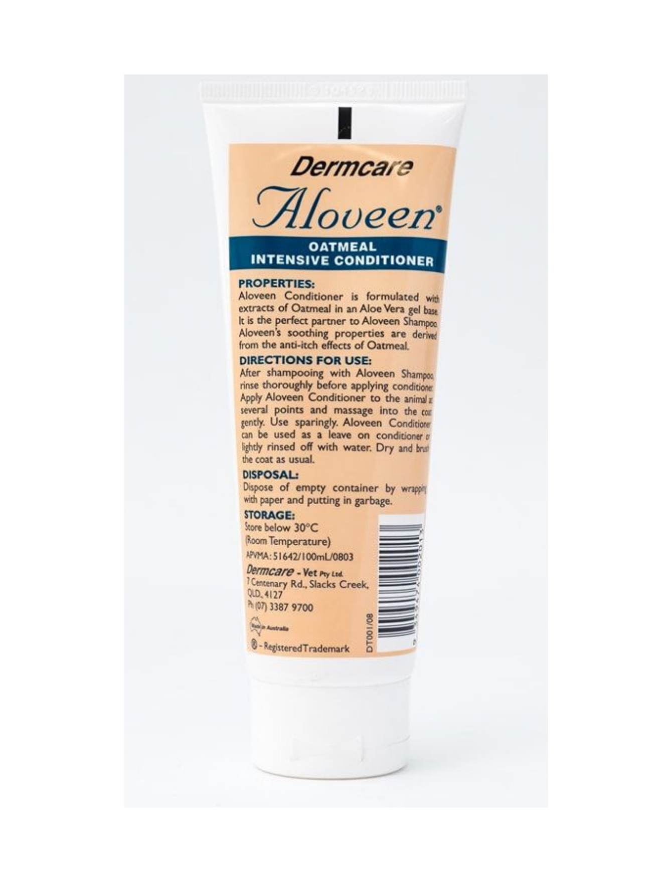 Dermcare Aloveen Oatmeal Dog Conditioner for Sensitive Skin - 200ml & 500ml - Soothes Itchy & Dry Coat - Perfect for Bathing & Grooming Pets at Home