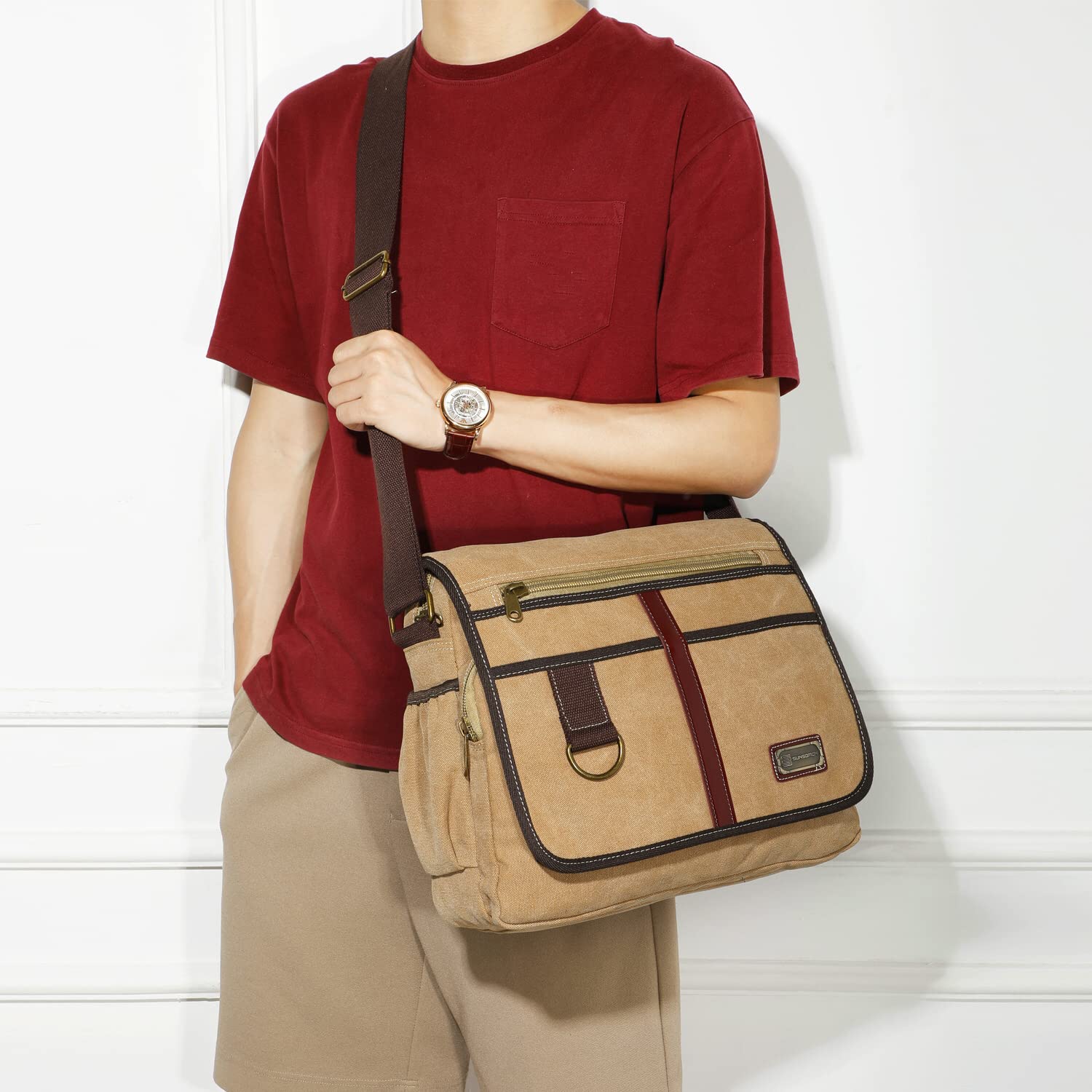 Canvas Messenger Bag 14