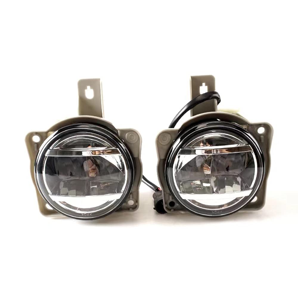 LED Daytime Running Lights with Yellow Turn Signals & 6000K Fog Lamp Kit for Toyota Raize 2020-2021 - DRL Fog Lights with Cover, Wiring Harness & Switch - Perfect for Night Driving & Off-Road Adventures