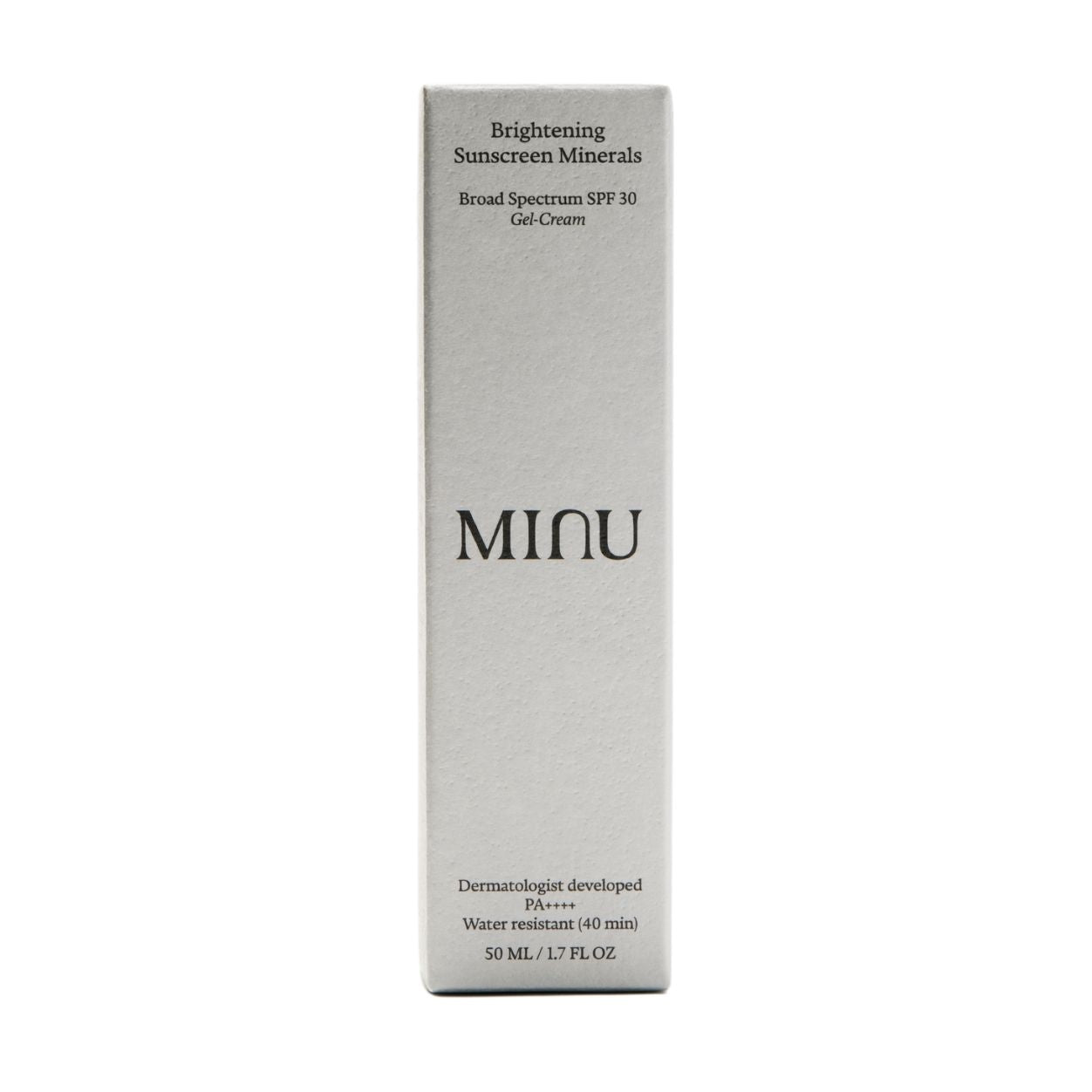 Brightening Mineral Sunscreen SPF 30 Gel Cream - Broad Spectrum UVA/UVB Protection, Non-Greasy & Reef Safe - Perfect for Daily Face & Body Use at Beach or Outdoor Activities