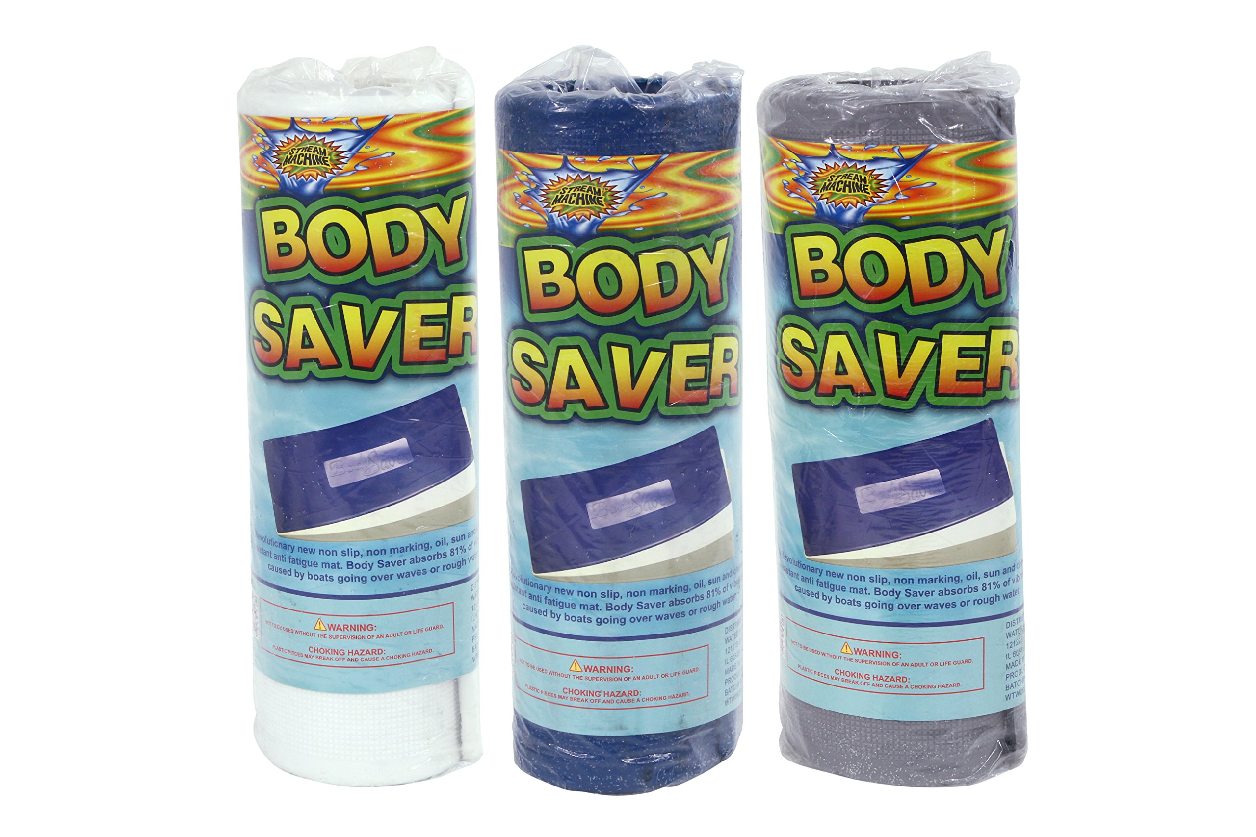 **Anti-Fatigue Water Sports Boat Mat - Non-Slip Body Saver Mat for Boating, Fishing & Water Activities - Comfortable & Durable Deck Mat (White)**