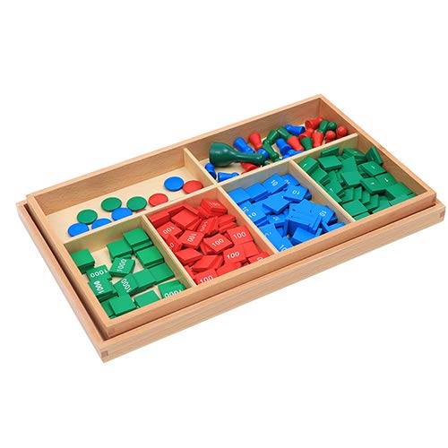 Montessori Math Stamp Game - Preschool Learning Tool for Counting, Addition & Subtraction | Early Childhood Education & Homeschooling Activities