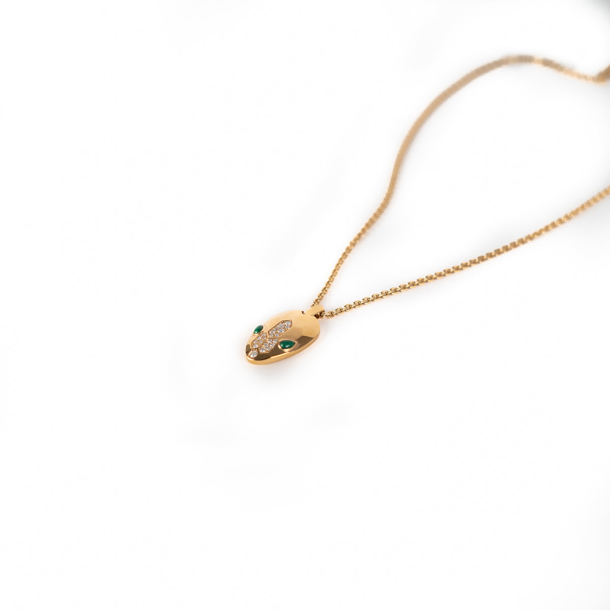 Bvlgari Serpentine Necklace for Women - Luxury Gold Plated Snake Chain Jewelry - Perfect for Parties, Weddings & Special Occasions