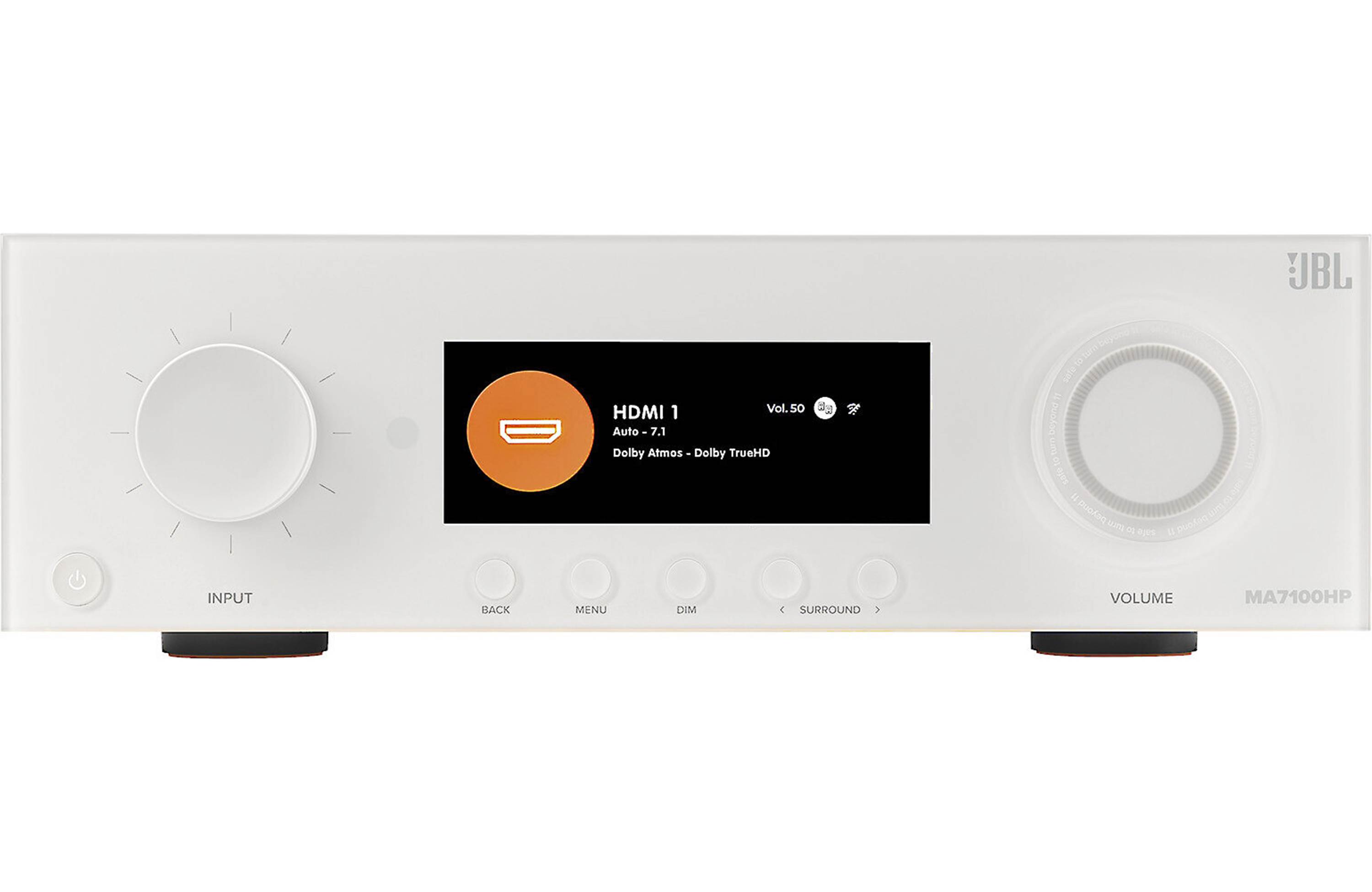 JBL MA7100HP 7.2 Channel 8K A/V Receiver with Wi-Fi, Bluetooth, Apple AirPlay 2, Google Cast & Dolby Atmos - Home Theater System for Movies, Music & Gaming