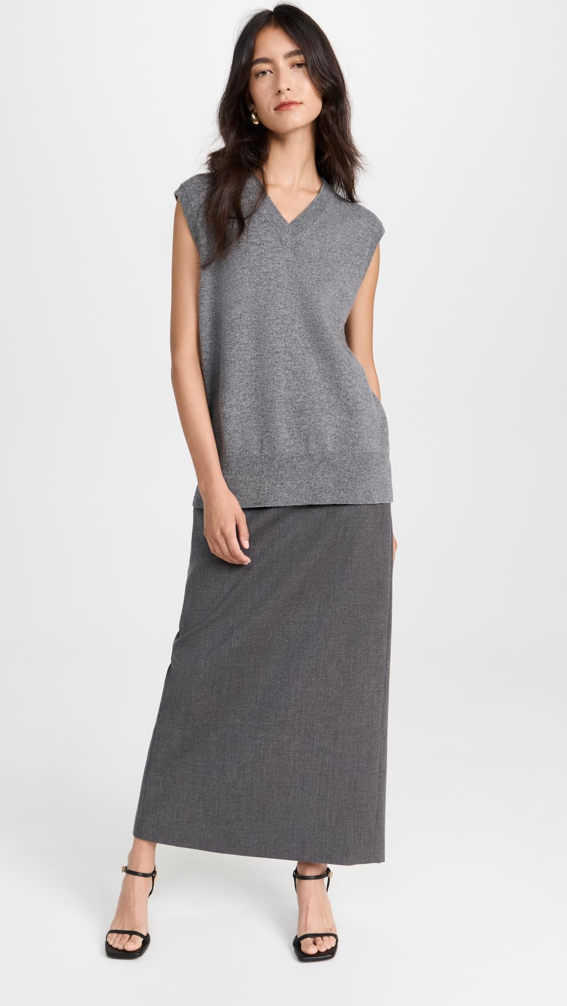 Vince Women's V Neck Vest - Stylish & Comfortable Sleeveless Top for Casual & Office Wear | Perfect for Layering, Work, and Everyday Outfits