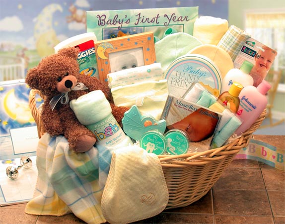Premium Newborn Baby Gift Basket - Soft Blankets, Onesies, and Keepsakes for Baby Showers & Welcoming Newborns - Perfect for Hospital Visits & First-Time Parents
