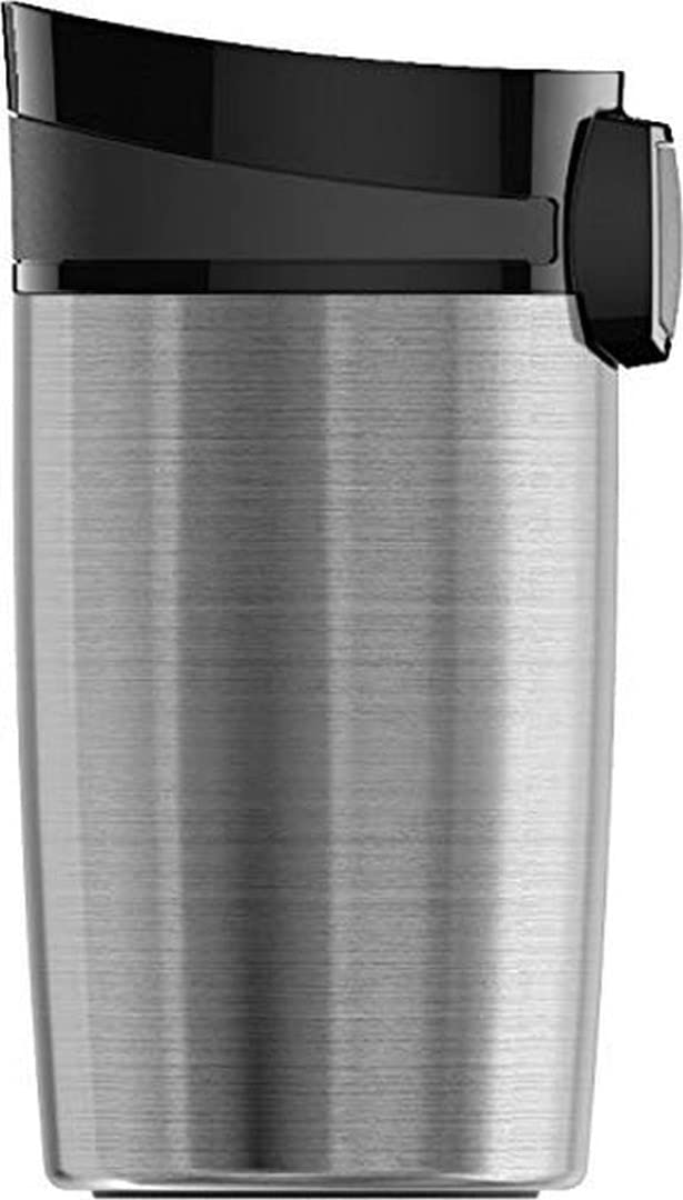 SIGG Insulated Stainless Steel Travel Coffee Mug - 9 Oz Leakproof Thermos for Hot & Cold Drinks - BPA Free 18/8 Steel Silver Finish - Perfect for Commuting, Camping & Office Use