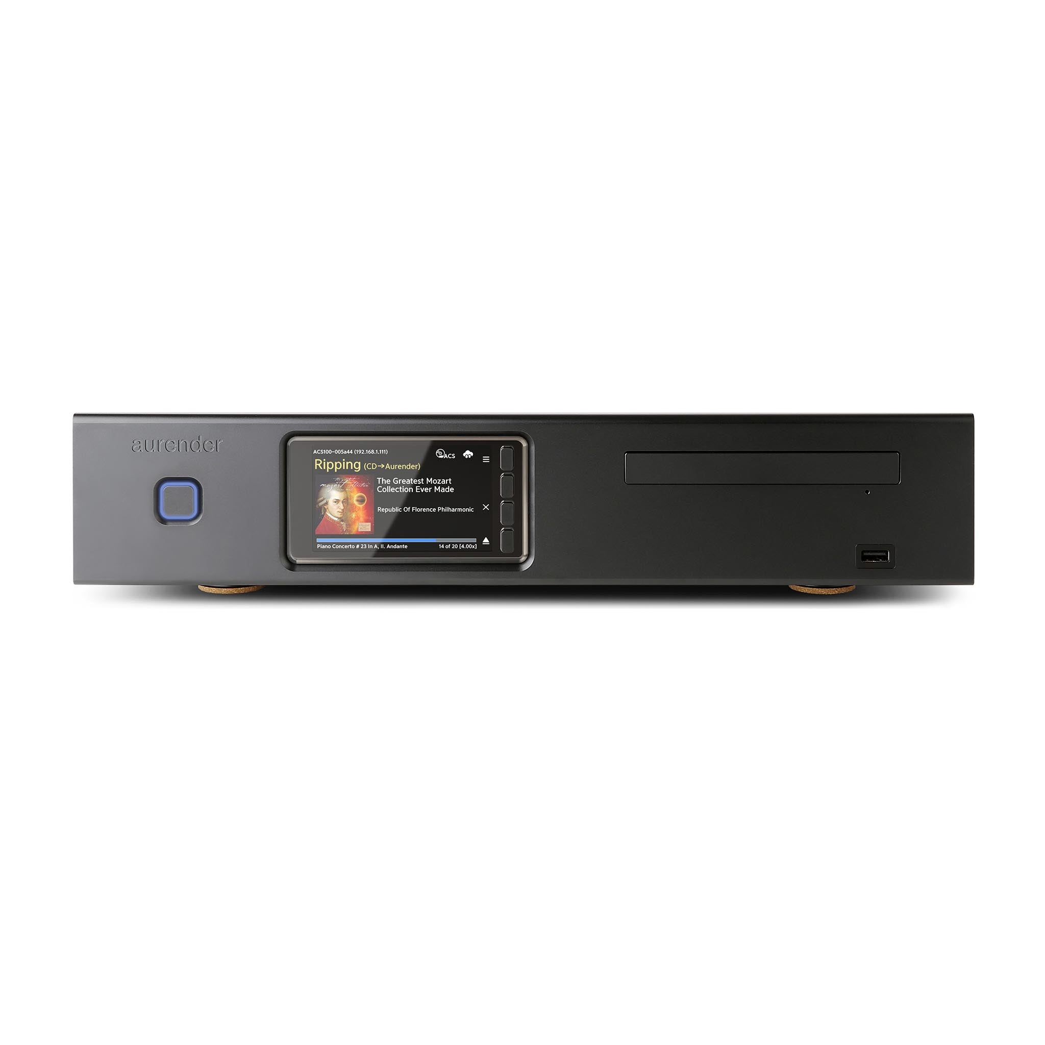 Aurender ACS10 High-Performance Music Server & Streamer with CD Ripping - Perfect for Audiophiles & Home Theater Systems
