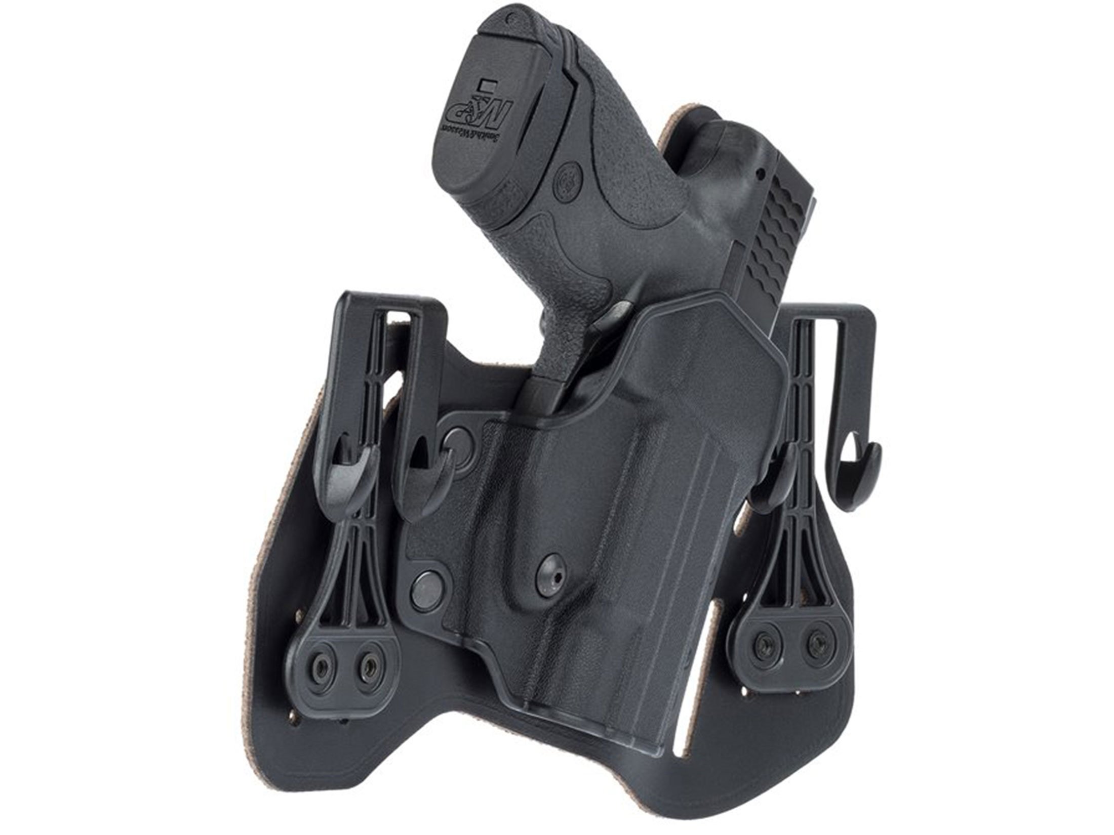 BLACKHAWK Leather Tuckable Pancake Holster for Concealed Carry - Comfortable & Secure Gun Holster for Pistols & Revolvers - Perfect for Everyday Carry, Law Enforcement & Outdoor Activities