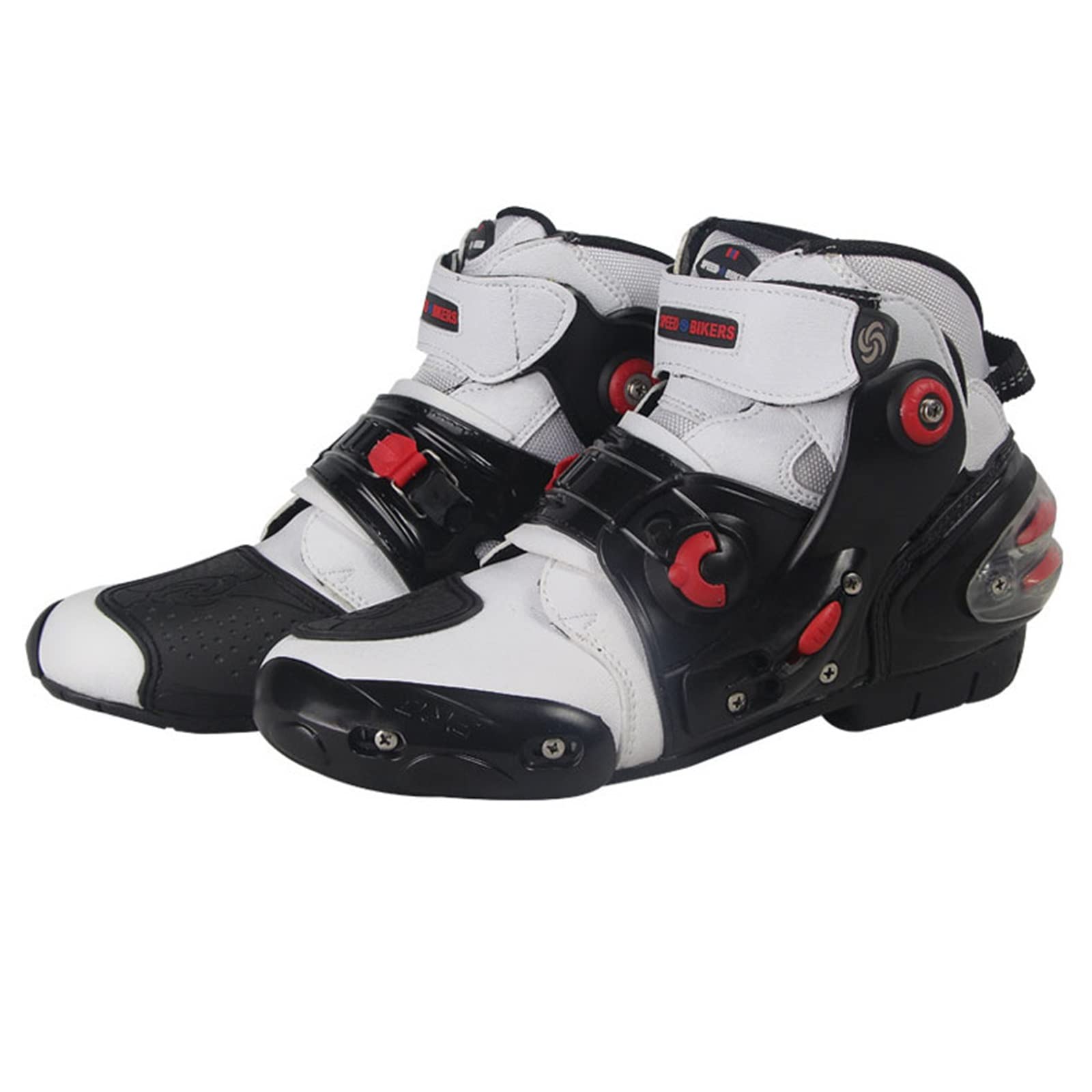 Anti-Slip Black Motorcycle Boots for Men - Stylish & Durable Biker Riding Shoes with Crash Protection - Perfect for Off-Road Touring & Urban Commuting