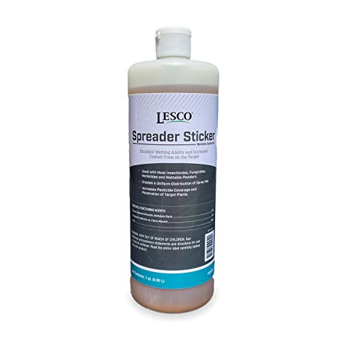 Lesco Professional Spreader Sticker (1 Quart) - Lawn & Turf Adhesive for Pesticides & Herbicides | Perfect for Golf Courses, Sports Fields & Home Lawn Care