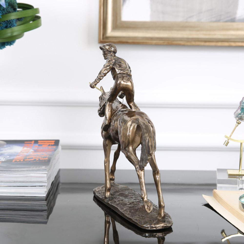 European Resin Horse Sculpture - Handcrafted Hanging Ornaments for Home Decor, Study Desk & Living Room | Perfect for Farmhouse, Rustic & Boho Interior Design Styles