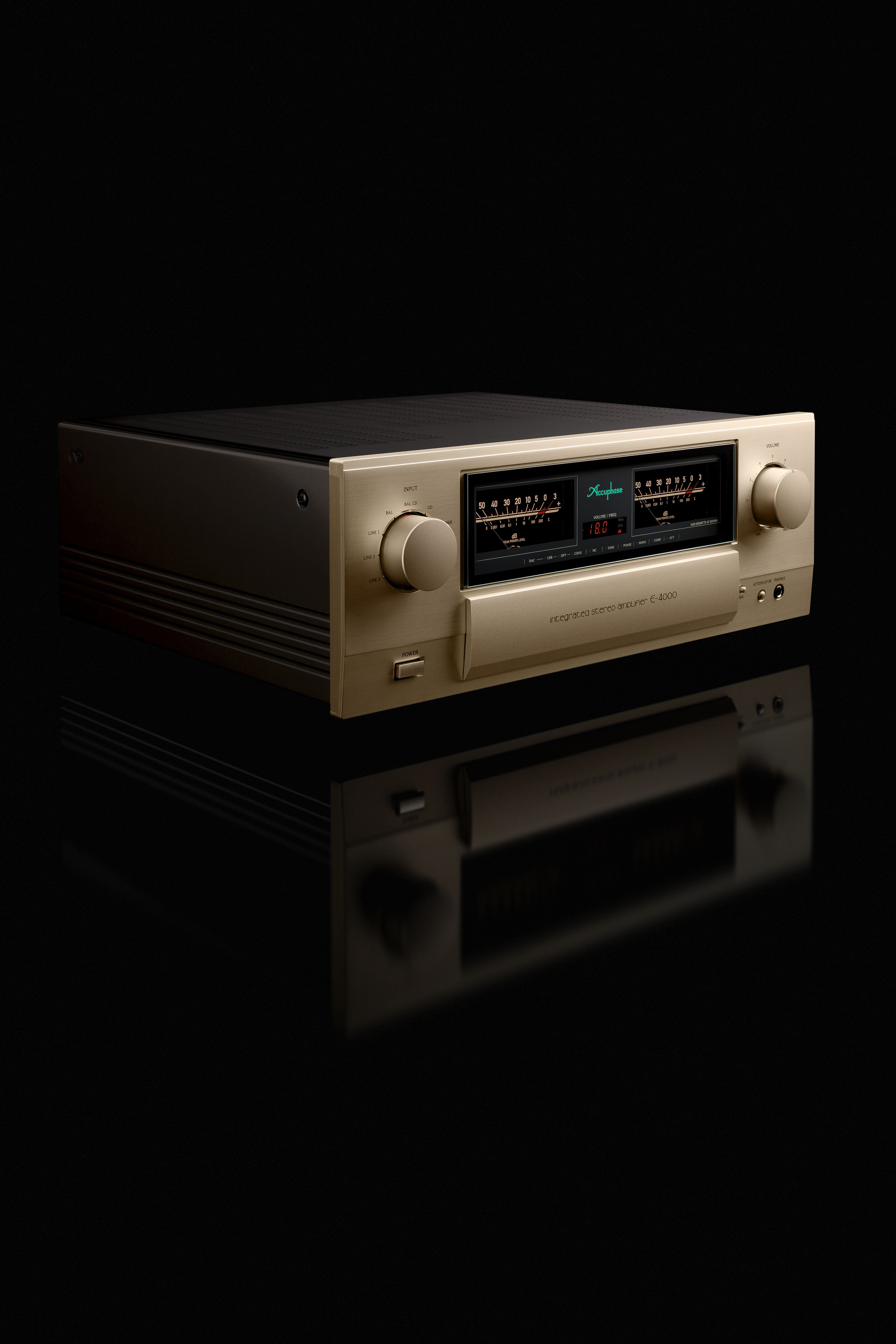 Accuphase E-4000 Class AB Integrated Stereo Amplifier - High-End Audio System for Home Theater & Music Listening