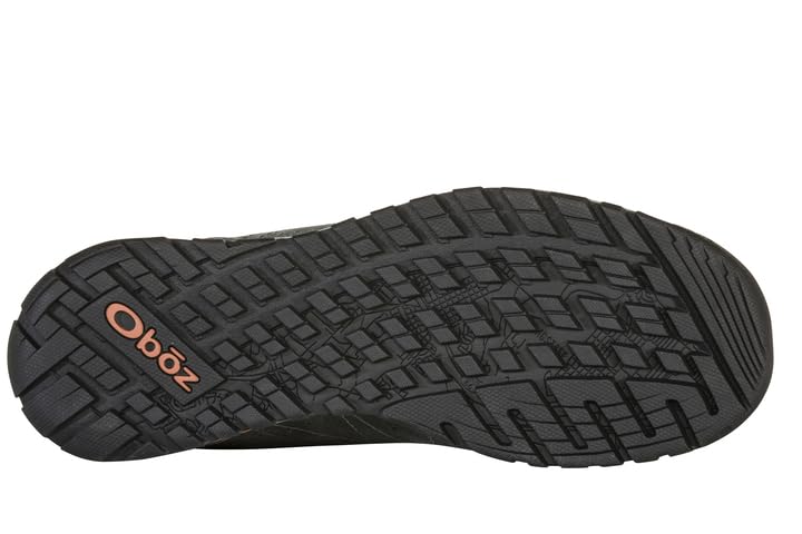 Oboz Men's Bozeman Low Leather Hiking Shoes - Lightweight & Durable Outdoor Footwear for Trail Walking, Camping & Adventure Travel