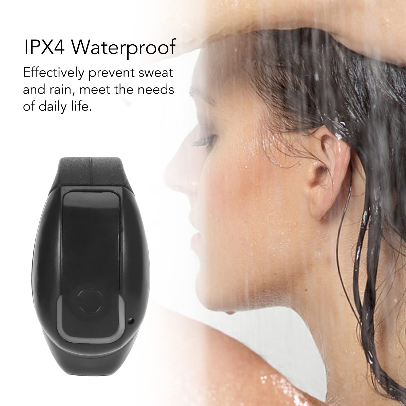 Yunseity Clip On Open Ear Headphones - Bluetooth 5.3 Wireless Single Ear Headset with Touch Control, IPX4 Sweatproof for Running & Cycling, HD Lossless Sound (Black) | Perfect for Outdoor Sports, Gym Workouts & Commuting