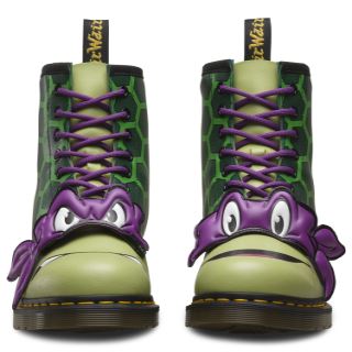 Dr. Martens 1460 TMNT Donatello Boots - Men's & Women's Punk Style Combat Boots with Iconic Bouncing Sole | Perfect for Cosplay, Halloween, and Streetwear Fashion