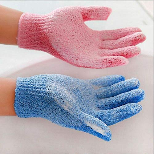 4 Pairs Exfoliating Shower Gloves for Deep Cleansing - Body Scrub Mittens for Smooth Skin - Perfect for Spa, Bath & Exfoliation at Home
