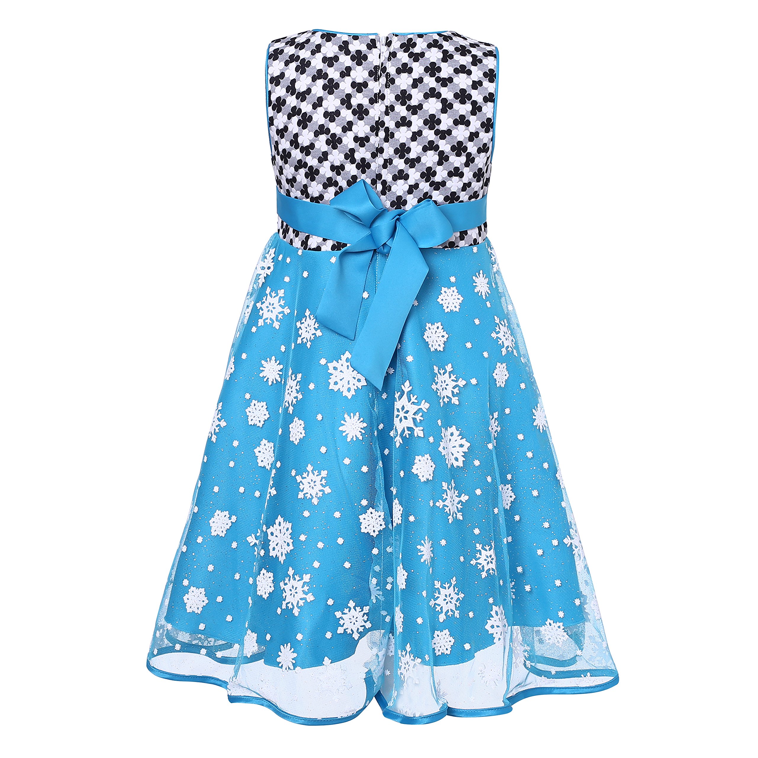 Richie House Little Big Girls' Princess Party Dress - Elegant Birthday Gown for Toddlers Size 3-8 (Rh2242) | Perfect for Birthday Parties, Pageants & Special Occasions