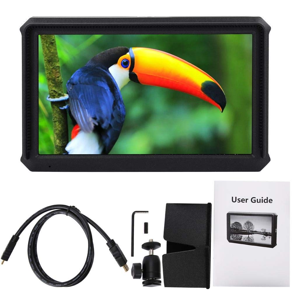 Xinwoer A5 5-Inch IPS Camera Field Monitor - 4K Full HD 1920x1080 Resolution, Supports Multiple Formats for DSLR Cameras - Perfect for Videography, Photography & Film Production