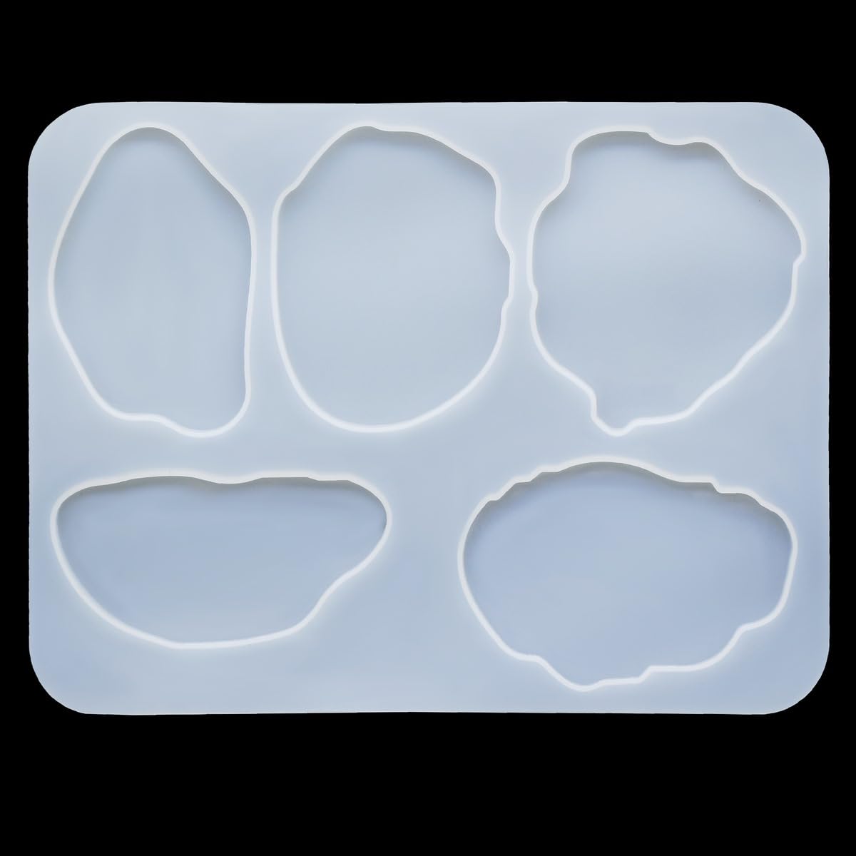 R&H Silicone Cloud Coaster Mold Set for Resin Art, Epoxy Coasters, Soap, Wax & Candle Making - Perfect for DIY Crafts, Home Decor & Gift Ideas