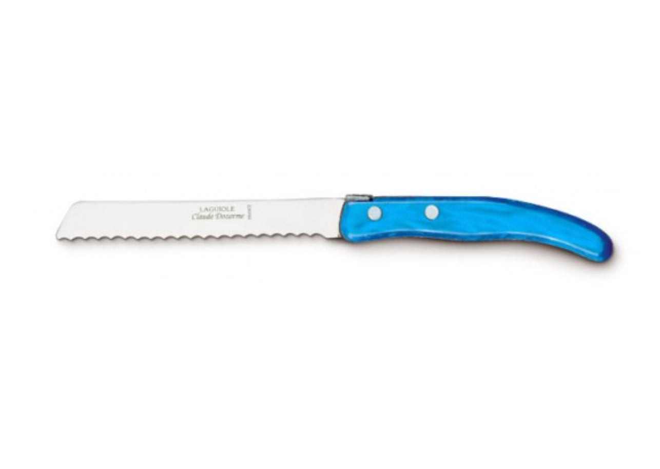 Premium Berlingot Tomato Knife - Stainless Steel Serrated Blade for Slicing Tomatoes, Fruits & Soft Foods - Perfect for Kitchen, BBQ, Picnics & Camping