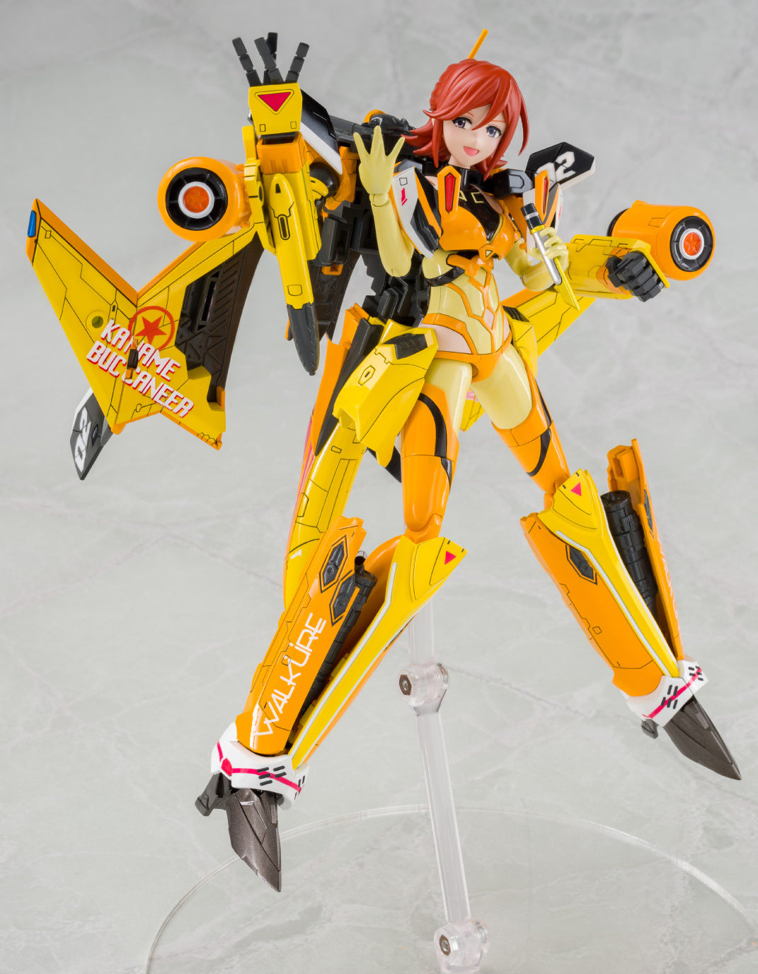 Macross Delta VFG Variable Fighter Girls VF-31J Siegfried Kaname Buccaneer Model Kit - Anime Action Figure for Collectors & Display