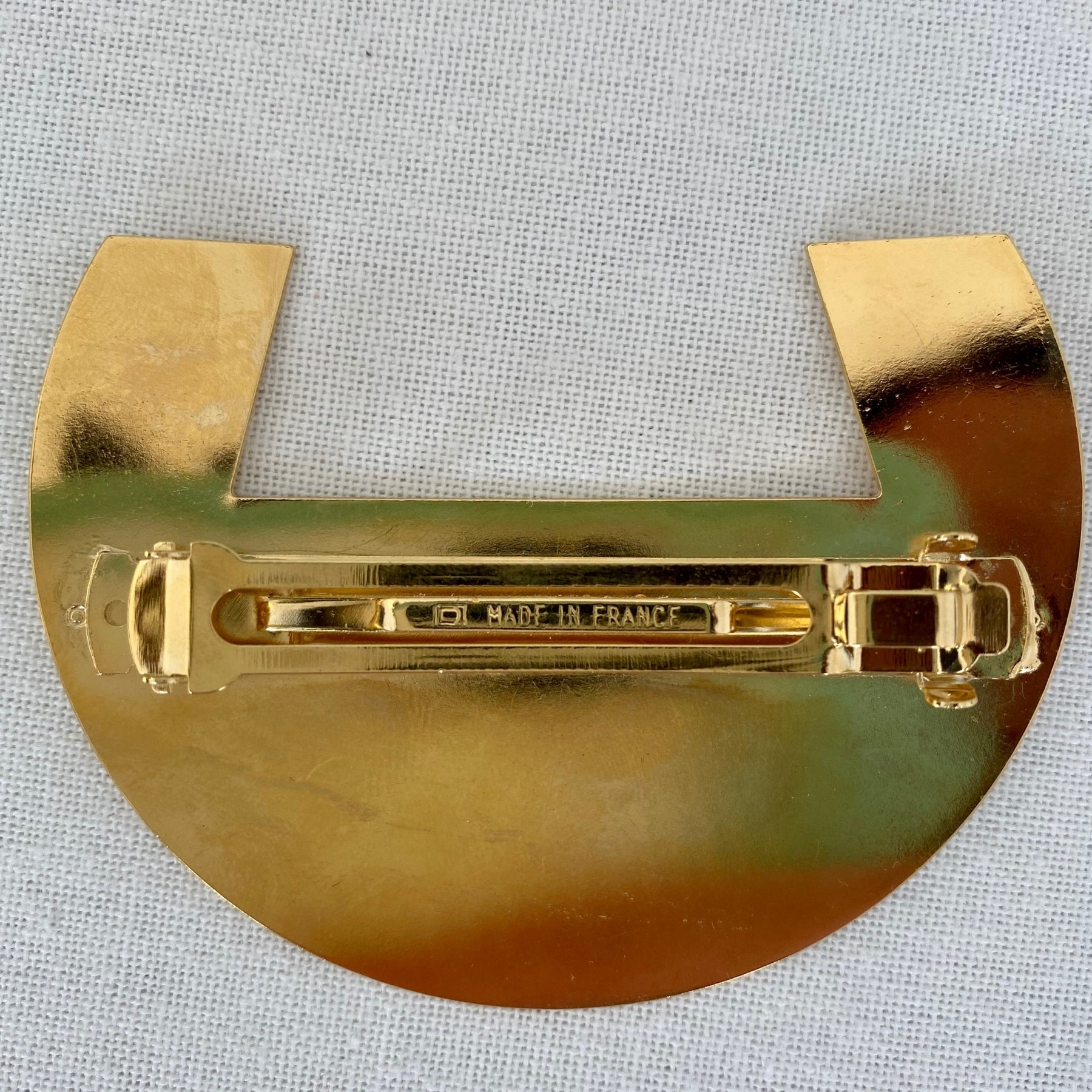 Golden Barrette Hair Clip - Elegant Hair Accessory for Women & Girls - Perfect for Weddings, Parties & Everyday Styling
