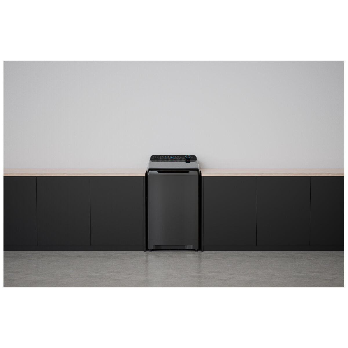 Haier 600 Series 10kg Top Load Washing Machine - Large Capacity, Energy Efficient, Black (HWT10ADB1) - Perfect for Family Laundry, Apartments & Small Homes