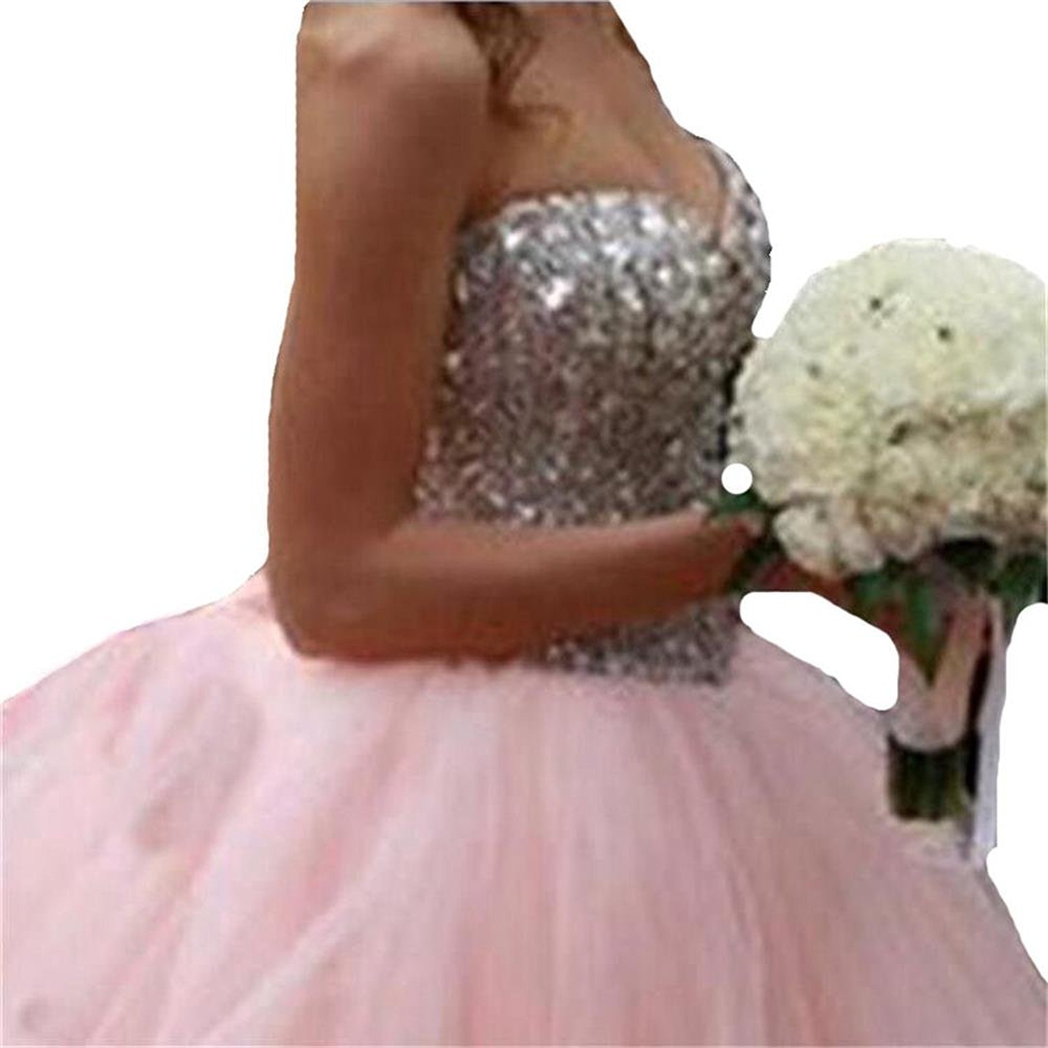 Elegant Sweetheart Neckline Beaded Backless Ball Gown - Women's Quinceanera Party Dress for Prom, Wedding & Special Occasions