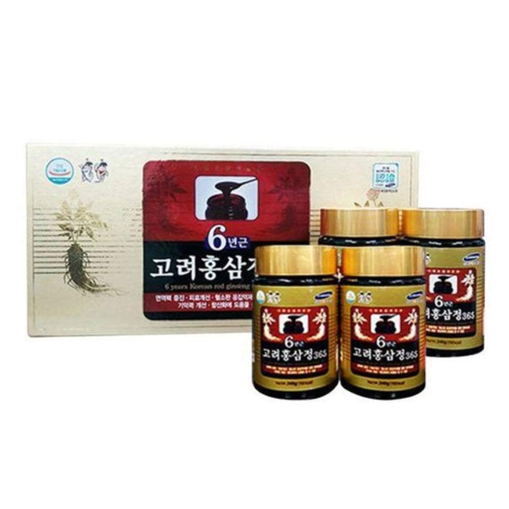 NOBRAND Korean Red Ginseng Extract 6 Years Old 240g (365 Day Supply) - Premium Health Supplement for Energy Boost & Immunity Support | Ideal for Daily Wellness, Stress Relief & Vitality Enhancement