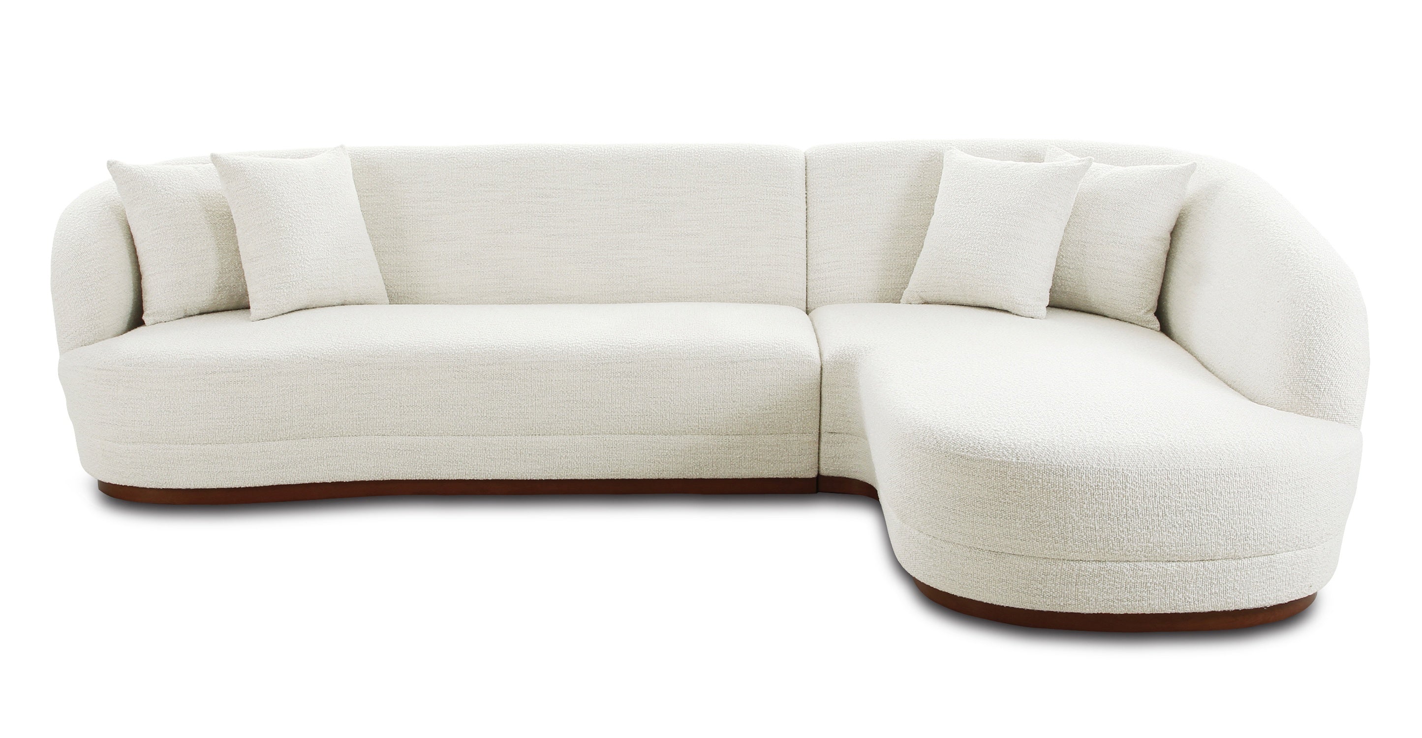 Arles Right Facing Sectional Sofa - Modern L-Shaped Couch for Living Room, Family Room & Small Spaces